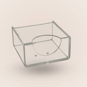 جای دستمال کاغذی شفاف