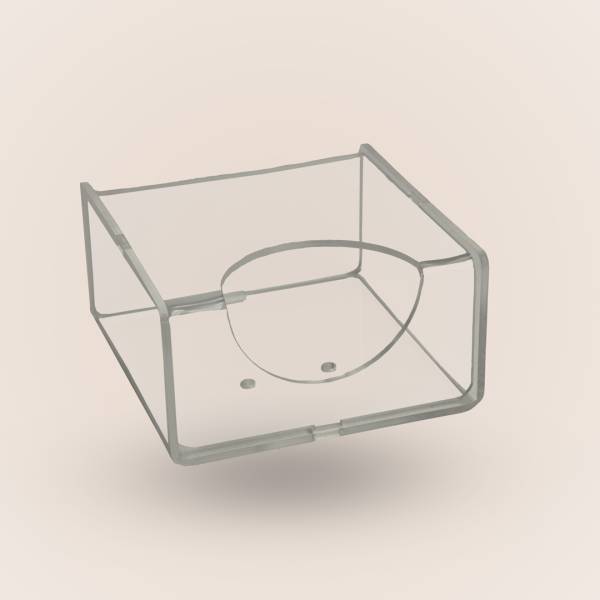 جای دستمال کاغذی شفاف